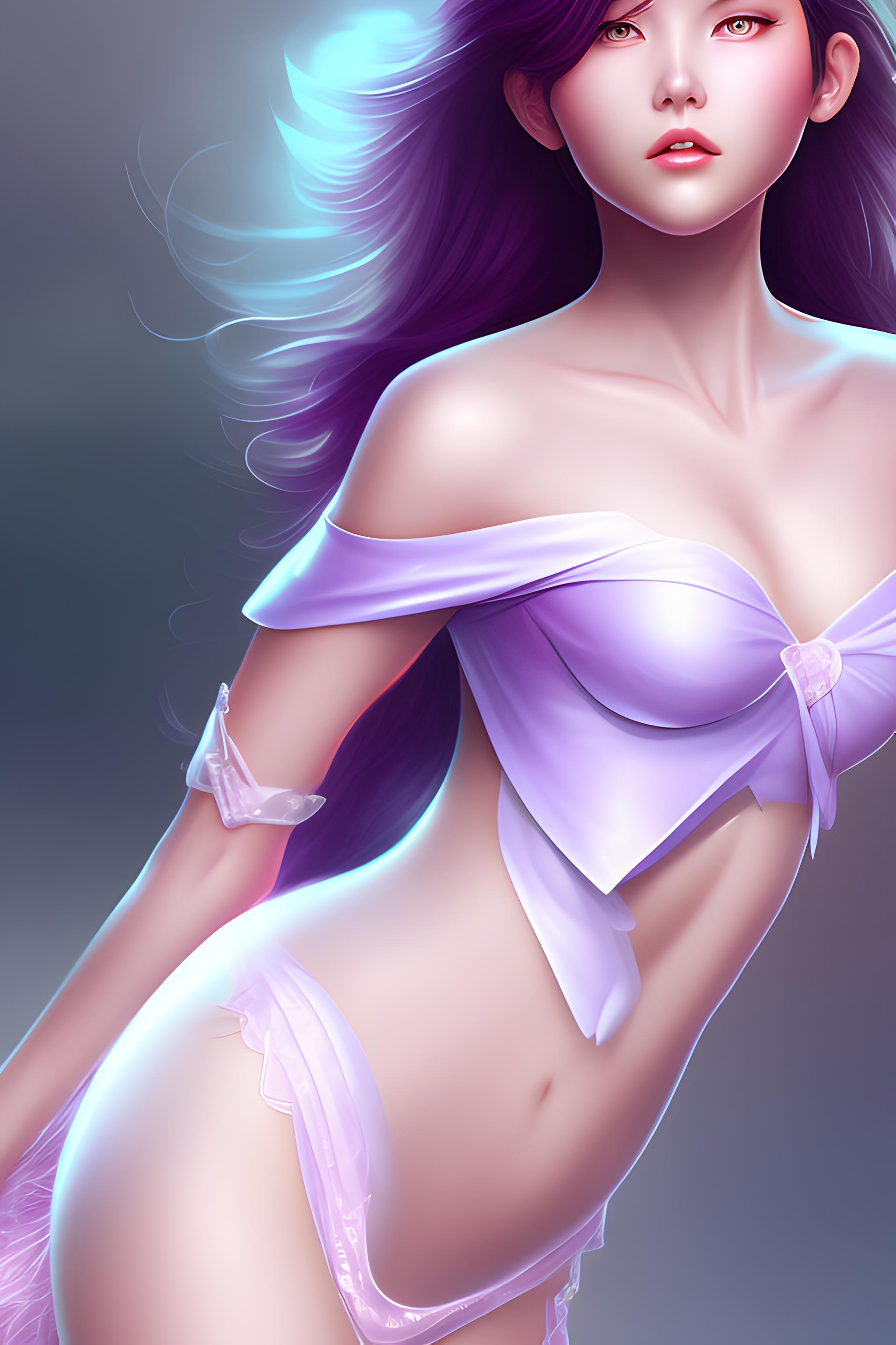 全裸巨乳美女
